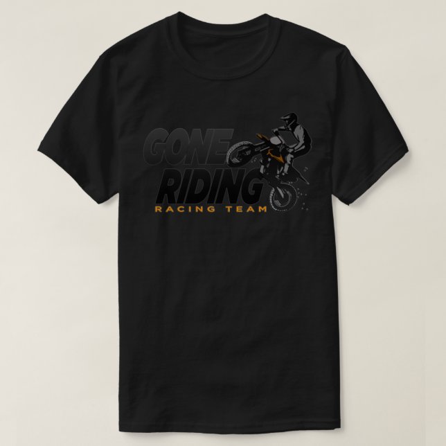 Borta KTM-design för riding  T Shirt (Design framsida)