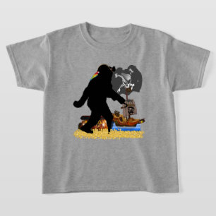 Borta kvadatchin-friskbuktning t shirt