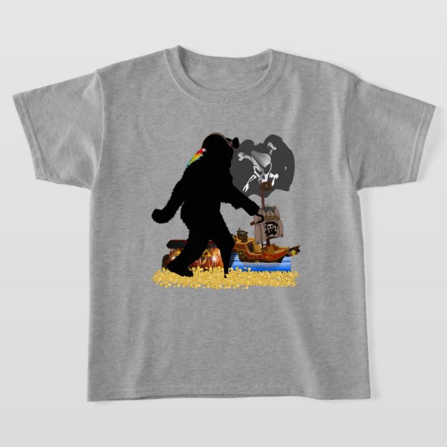 Borta kvadatchin-friskbuktning t shirt (Laydown)