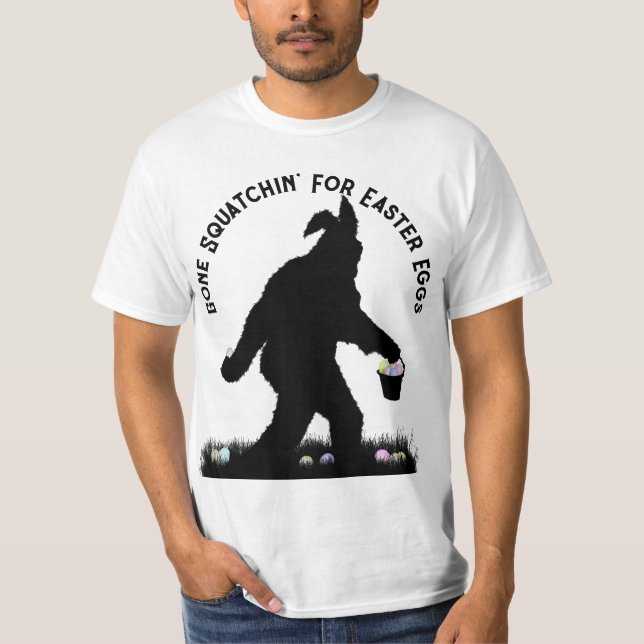 Borta kvadratchin för Påsk T Shirt (Framsida)
