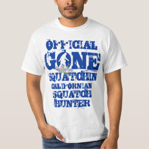Borta kvadratchin *vit squatch* t-shirt
