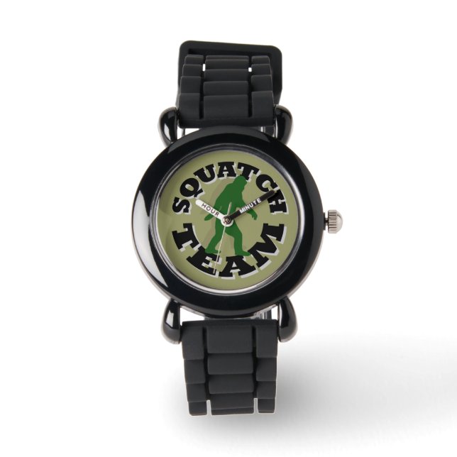 Borta kvadratisk bigfot armbandsur (Framsida)