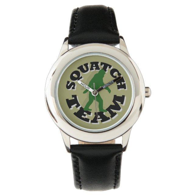 Borta kvadratisk bigfot armbandsur (Framsida)