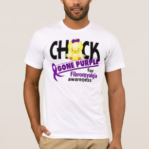 Borta lilor 2 för Fibromyalgiachick Tee Shirt