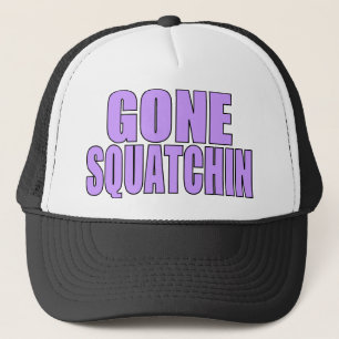 Borta logotyp för Squatchin truckerkepslilor Keps