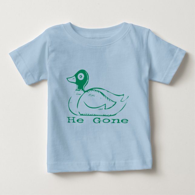 Borta Mallard Anka Funny Redhalscitat T-shirt (Framsida)