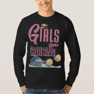 Borta marschering av kvinnor i jute Hat Girls T Shirt
