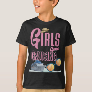 Borta marschering av kvinnor i jute Hat Girls T Shirt