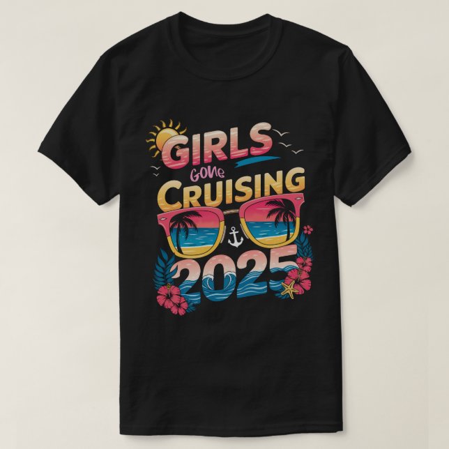 Borta marschfart 2025 Cruise Vacation Resa Funny B T Shirt (Design framsida)