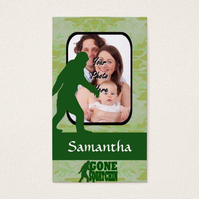 Borta matrisfotomall visitkort (Framsidan)