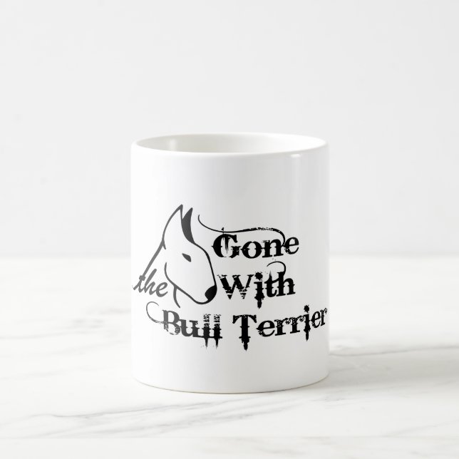 Borta med BULL TERRIER-hundälskare Kaffemugg (Center)