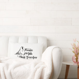 Borta med BULL TERRIER-hundälskare Lumbarkudde