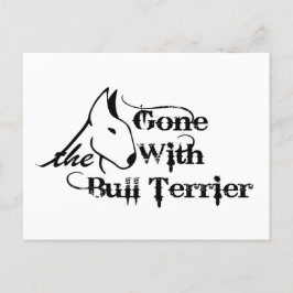 Borta med BULL TERRIER-hundälskare Vykort