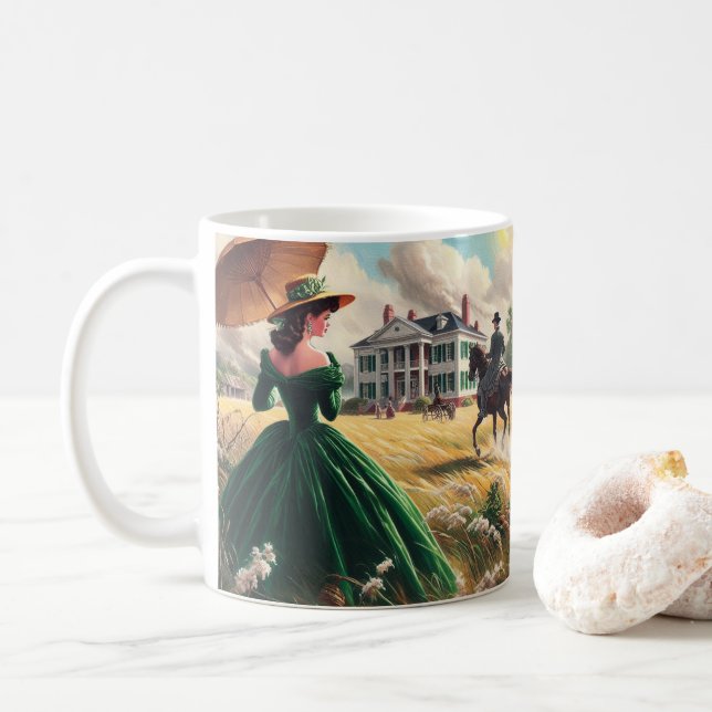 Borta med Vinden Kaffemugg (Med munk)