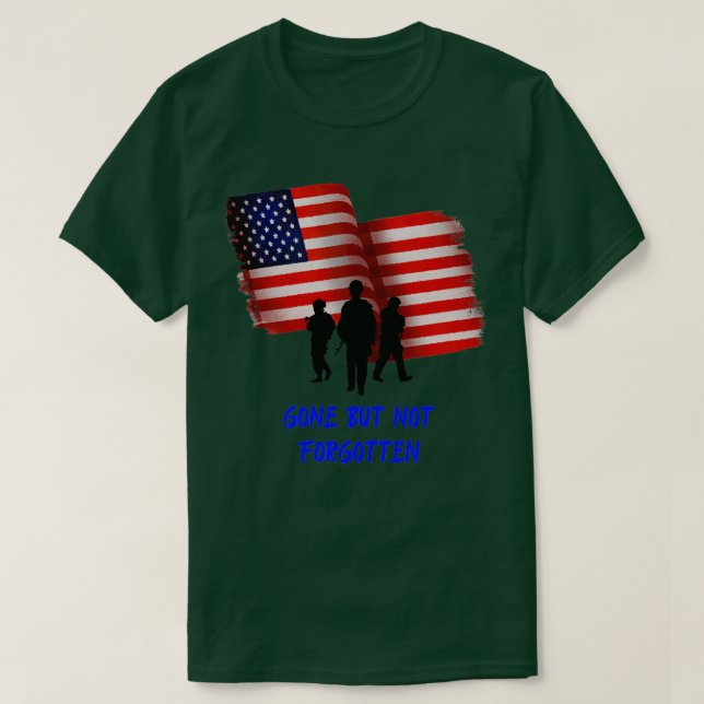 Borta men inte glömd 2 t shirt (Design framsida)