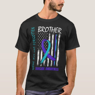 Borta, men inte glömd bort, "Suicide Awareness F" T Shirt