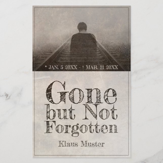 Borta men inte glömd - Vintage (Framsida)