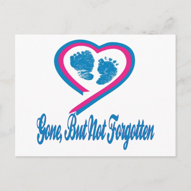 Borta men inte glömd vykort (Framsida)