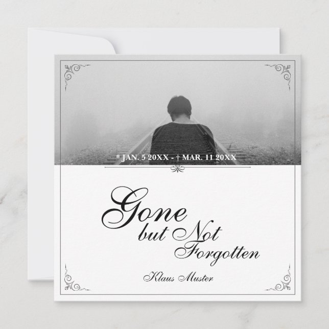 Borta men inte glömt - Klassiskt (Framsida)