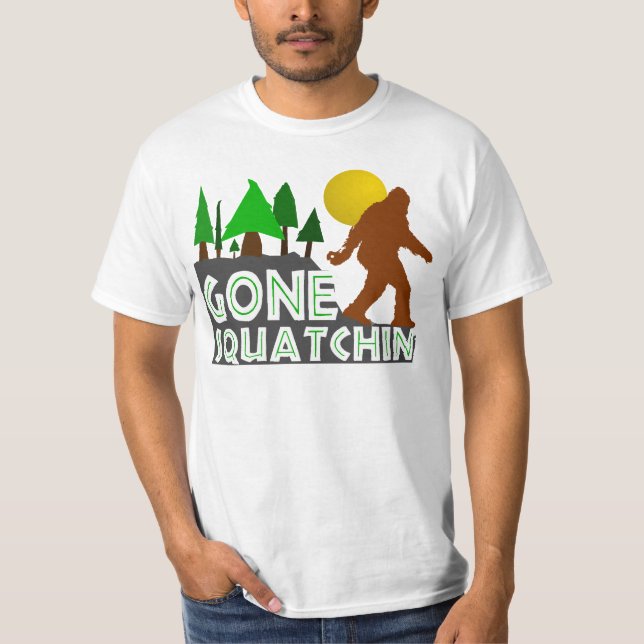 BORTA original- grafisk T-tröja för SQUATCHIN T-shirt (Framsida)