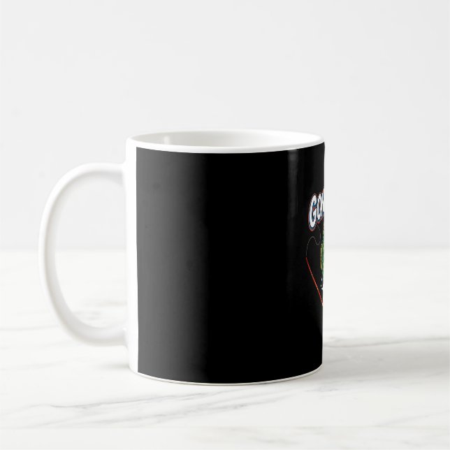 Borta på fiske rolig fiskare älskare abborrfiske kaffemugg (Vänster)
