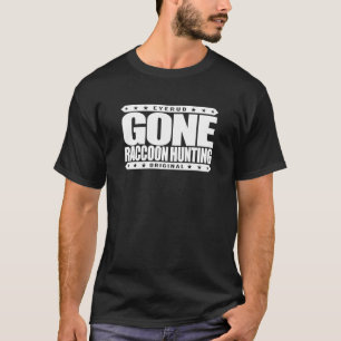 BORTA RACCOONJAKT - nattCoonjägare & Trapper Tee Shirt