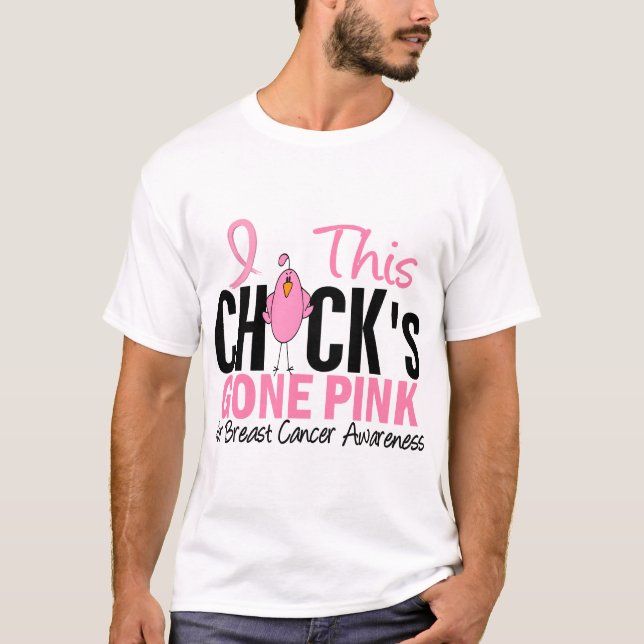 Borta rosor för BRÖSTCANCERchick T-shirt (Framsida)