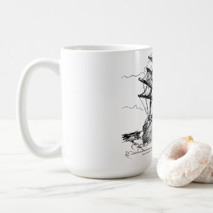 Borta segling kaffemugg
