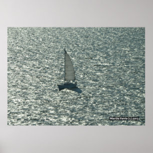 Borta segling poster