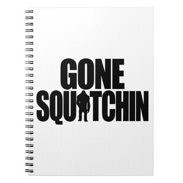 Borta Squatchin anteckningsbok (Framsidan)