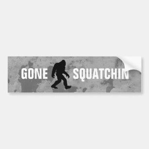 Borta Squatchin Bildekal
