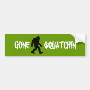 Borta Squatchin Bildekal