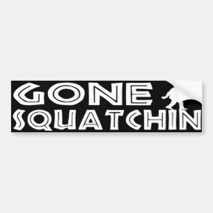 Borta Squatchin bildekal