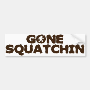 Borta Squatchin bildekal