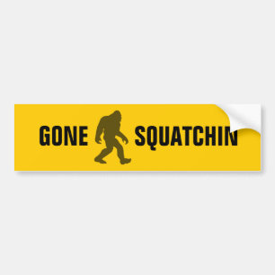 Borta Squatchin Bildekal