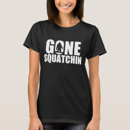 Borta Squatchin-Black (kvinnor) Tee Shirt