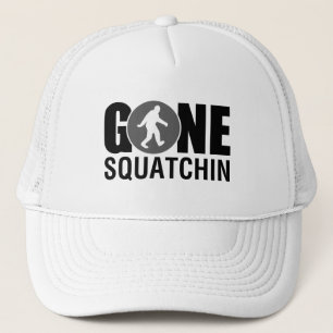 Borta Squatchin blått Truckerkeps