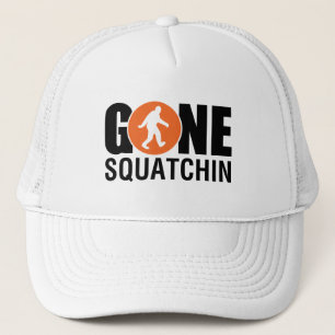 Borta Squatchin blått Truckerkeps