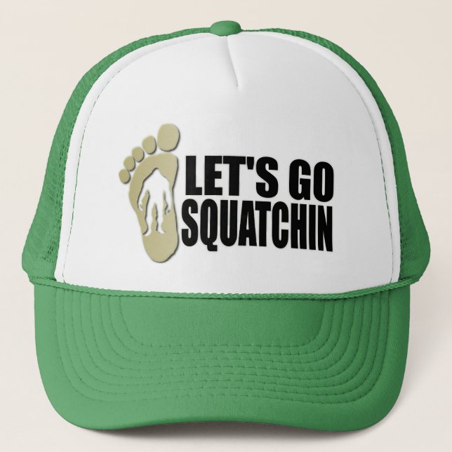 Borta Squatchin: Bobo ska aldrig fyndet Bigfoot Keps (Framsida)