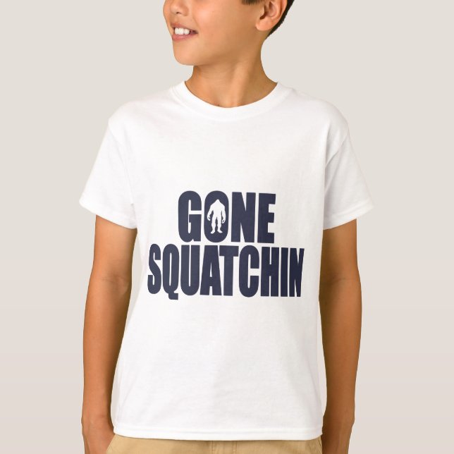 BORTA SQUATCHIN-*Deluxe* Bobo utrustar att finna Tee (Framsida)