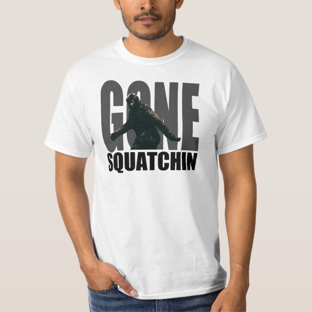 Borta SQUATCHIN - Deluxe version Tee (Framsida)