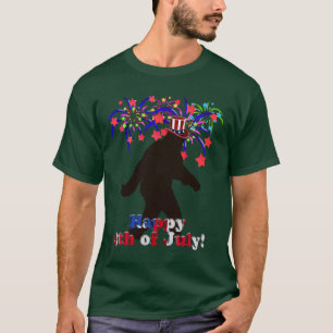 Borta Squatchin för 4 juli T Shirt