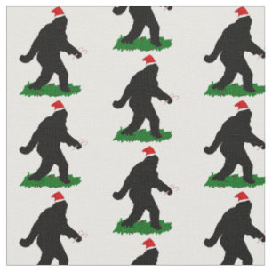Borta Squatchin för jul Tyg
