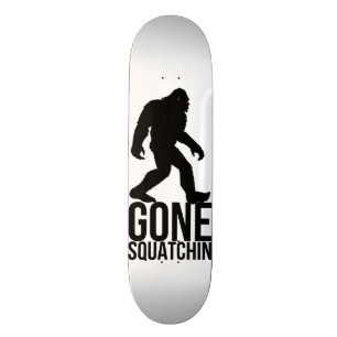 Borta squatchin för stor fot old school skateboard bräda 21,6 cm