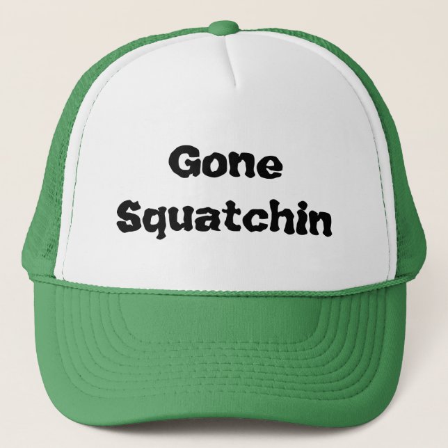 Borta Squatchin hatt Keps (Framsida)