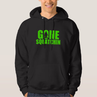 Borta Squatchin Hoodie-Grönten Sweatshirt Med Luva