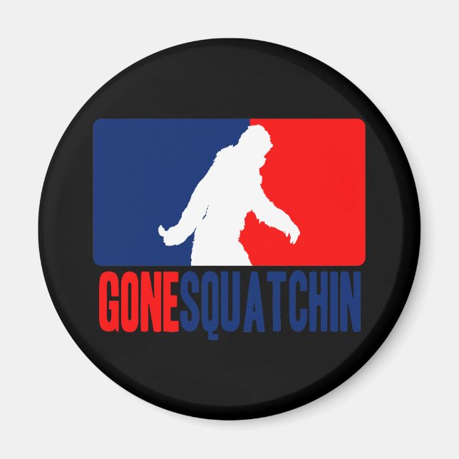 Borta Squatchin League Magnet (Framsidan)