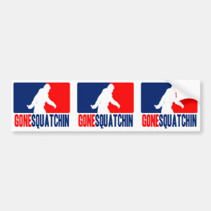 Borta Squatchin League Stil Bildekal