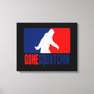 Borta Squatchin League Stil Canvastryck