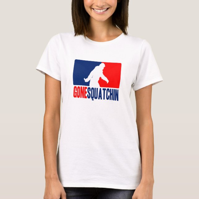 Borta Squatchin League T Shirt (Framsida)